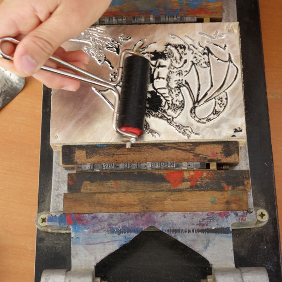 Au Fil du Temps - Site Pédagogique - Atelier Imprimerie