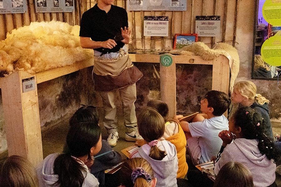 Visite de la Filature et ses machines