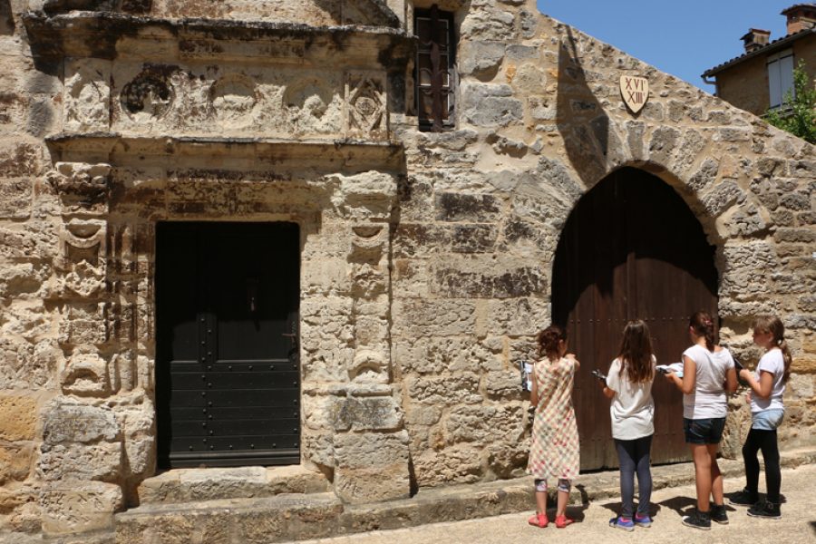 Visite du Castrum de Belvès