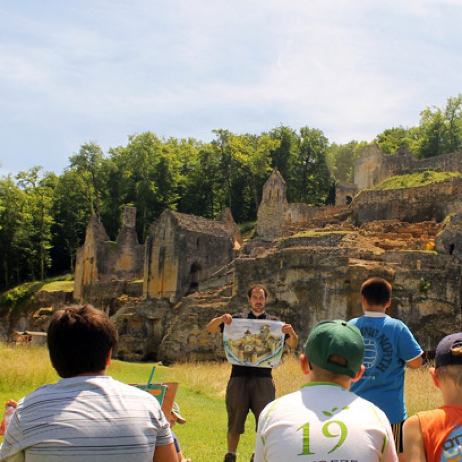 Au Fil du Temps - Site pédagogique - Châteaux et abbayes