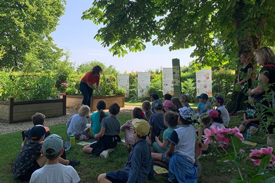 Jardins Limeuil Dordogne activité pédagogique nature paysage
