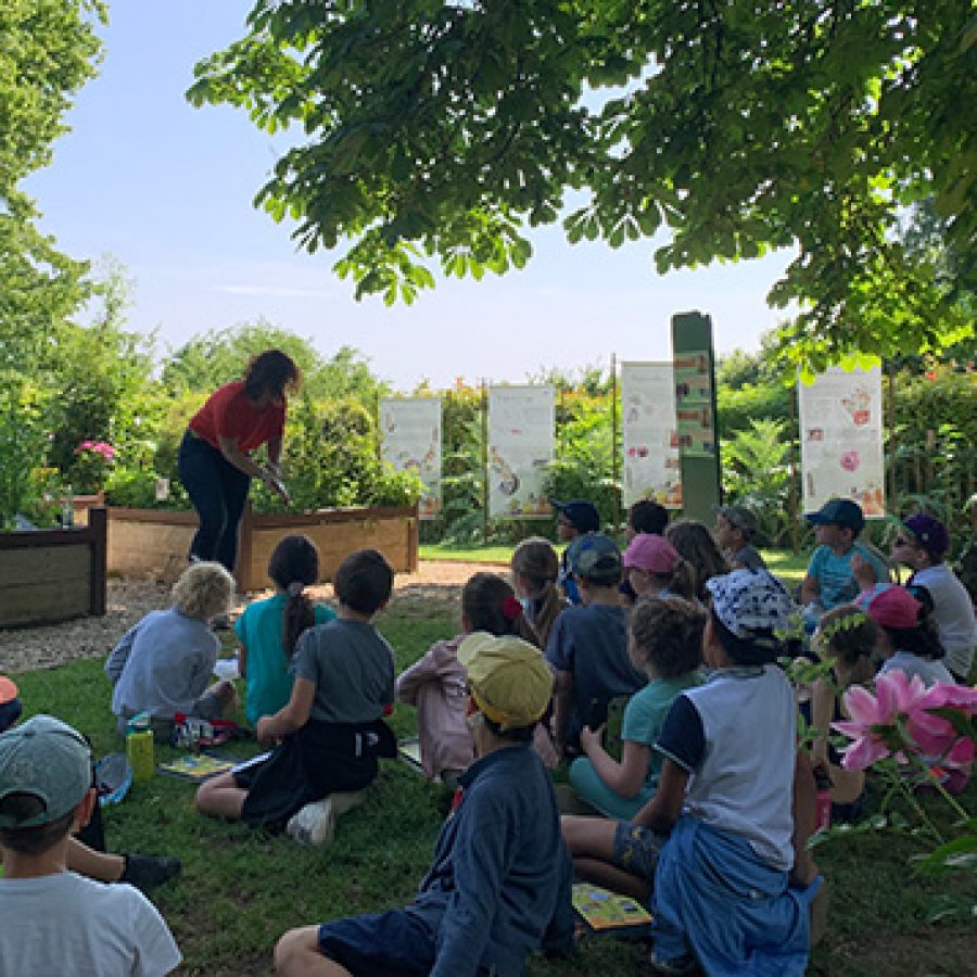 Jardins Limeuil Dordogne activité pédagogique nature paysage